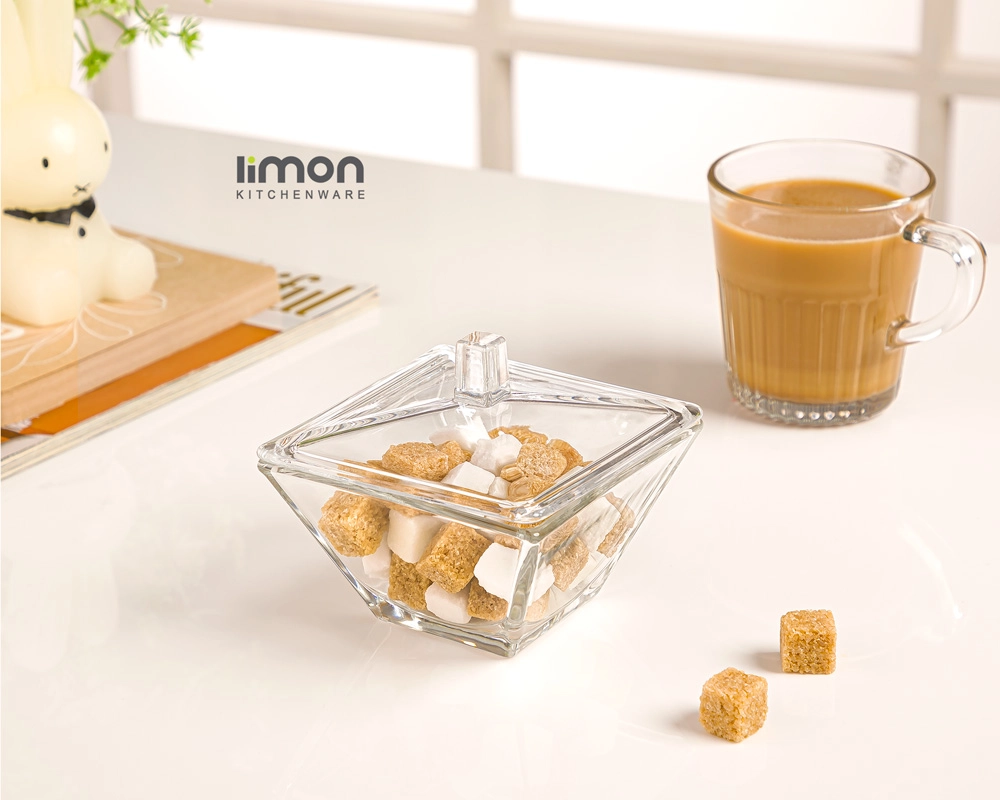 قندان شیشه ای لیمون